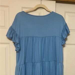 Blue above the knee Dress